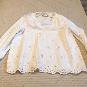 Madewell floral tunic